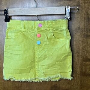 Garanimals Yellow Skirt with Button Detail